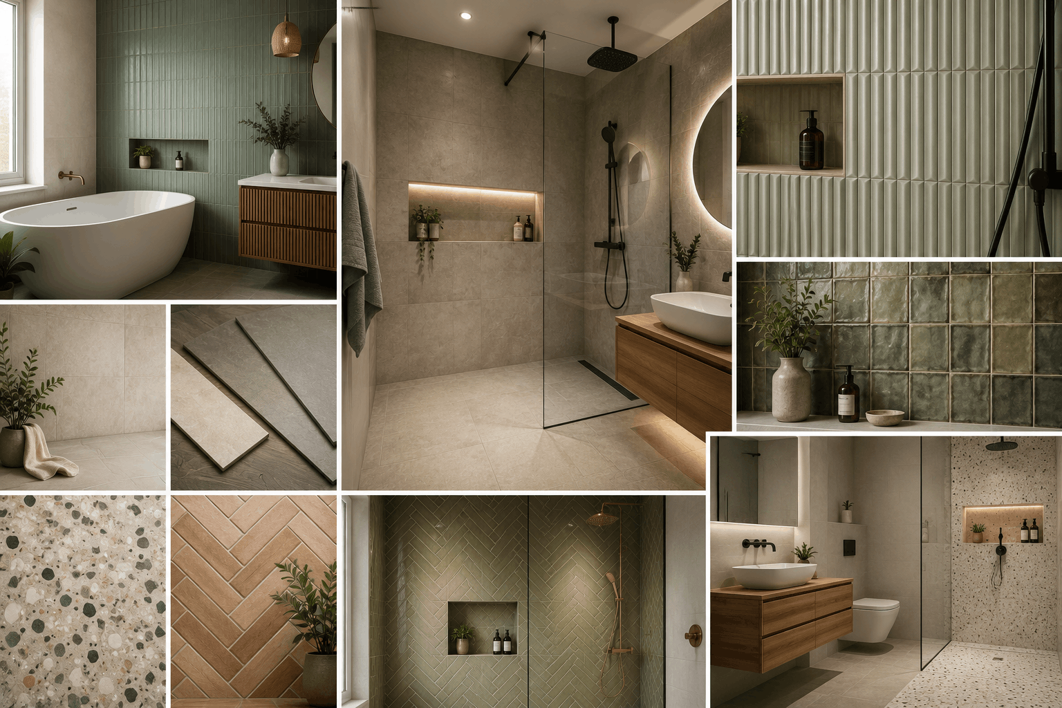 bathroom tiling